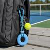 Tennis‑Shaped Grip Strength Trainer Compact Lightweight Bag Charm Fidget Keychain  Anytime Anywhere