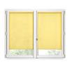 Rideaux - Monna - Voile - 70 X 200 Cm - Jaune - 100% Polyester