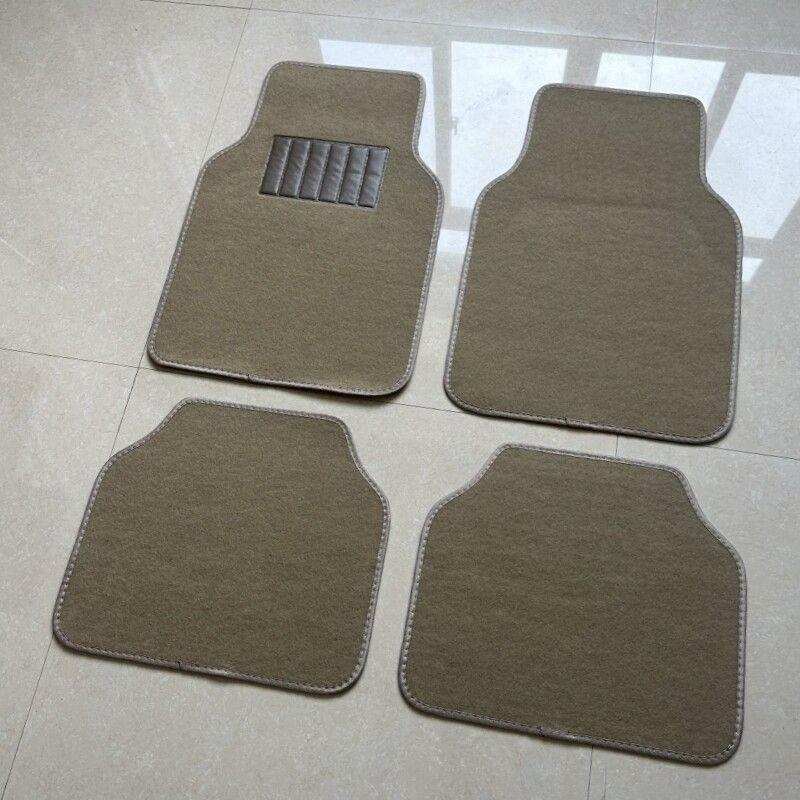 All Year Round General Car Foot Mat Suede Rubber Cushion Carpet Mat Car Non Slip Mat Applicable to All Models