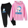 Kids Hoodie Trend Anime Funny Stars Pullover Sweater Boy Girl Toddler Clothing Coat+Trousers 2P 3-12 Years Casual Top Sports Set