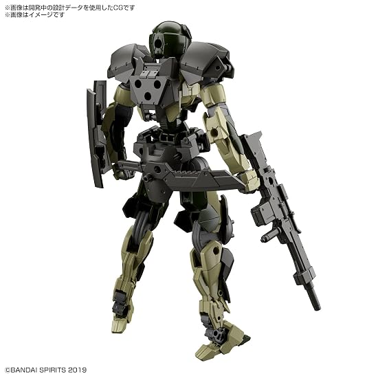 BANDAI SPIRITS 30MM EXM-A9a Spinatio (Тип армии) Пластиковая модель с цветной маркировкой в масштабе 1/144