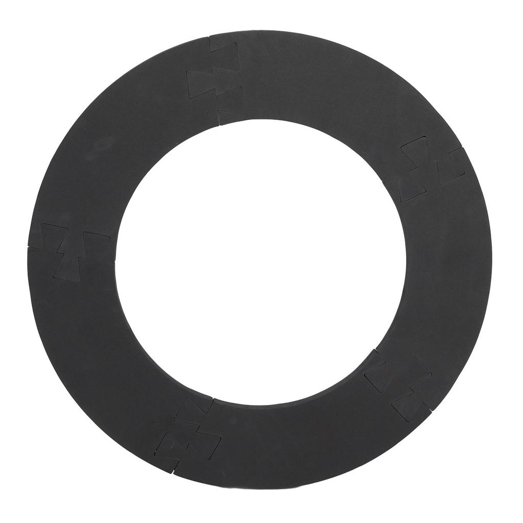 5 шт. Защитное окружение для дартсборда, Легкая сборка, Черный ЕВА, Сращенный протектор стены для дартсборда для