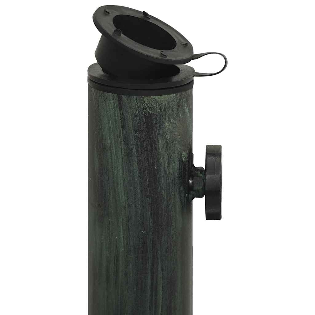 Vidaxl Podstawa Pod Parasol, Zielona, 45X45X30 Cm, Żeliwo