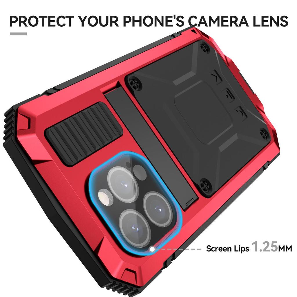 Силиконовый чехол с подставкой для iPhone 15 и 14PM Anti-Fall для 13 Pro Max