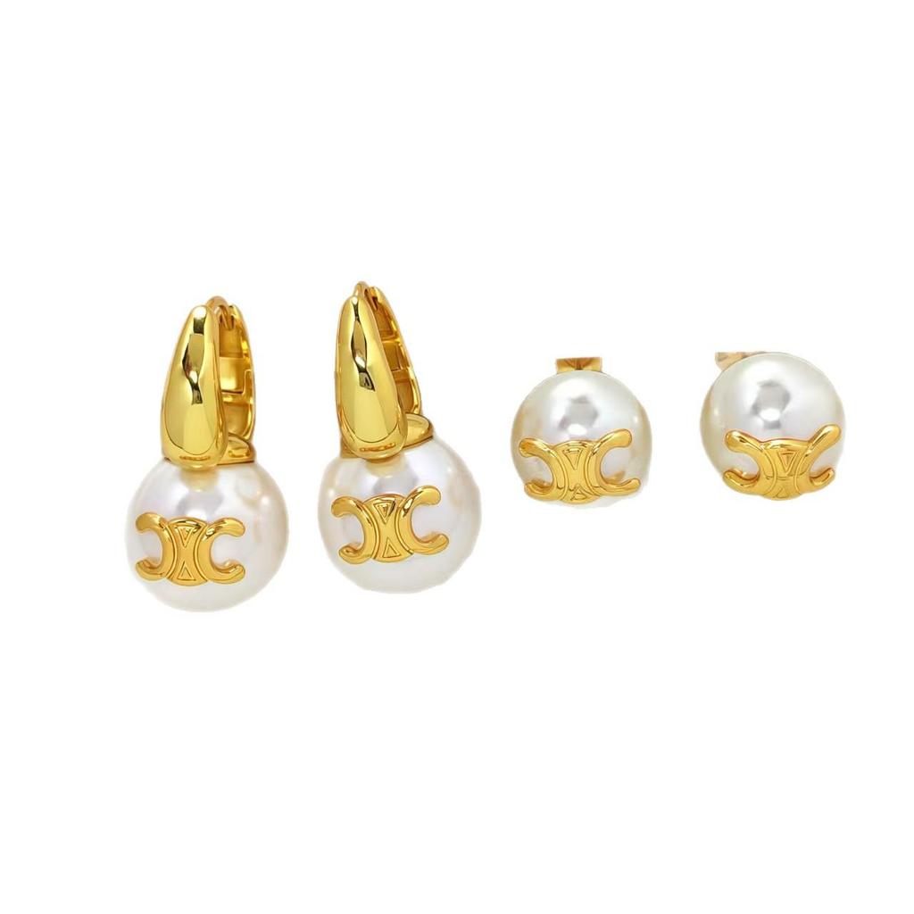 Серьги-пусеты «Триумфальная арка» - Уникальный французский дизайн класса люкс