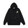 1082 Off-White 2026 Осень/Зима Новые OW Цвет Листа Граффити Стрела Печатные Толстовки с Капюшоном для Мужчин и Женщин