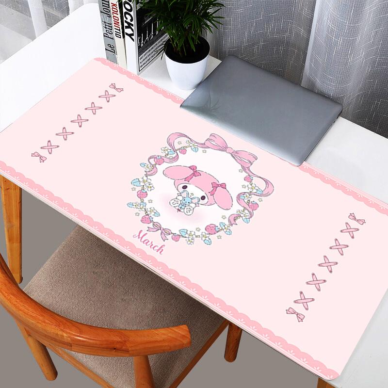 My Melody Mouse Pads Big Gaming Accessories Mousepad Gamer PC durable New Completo Computer Keyboard Desk Mat Varmilo