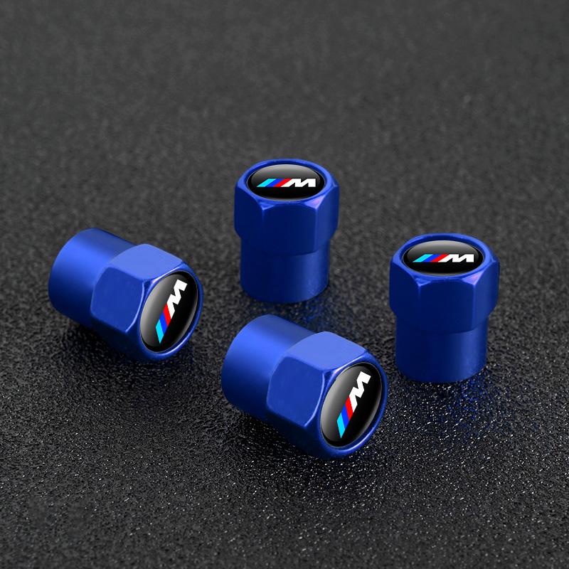 4Pcs Car Styling Wheel Tire Valve Caps Cover For BMW M Sports E36 E39 E46 E60 E90 E90 F10 F30 G20 G21 G30 G11 F15 X5 Accessories rlzh86