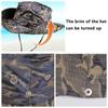 Men's Sun Cap Breathable Quick Dry Bucket Hats Sun Protection Anti-UV Fishing Camping Camouflage Fisherman Hat