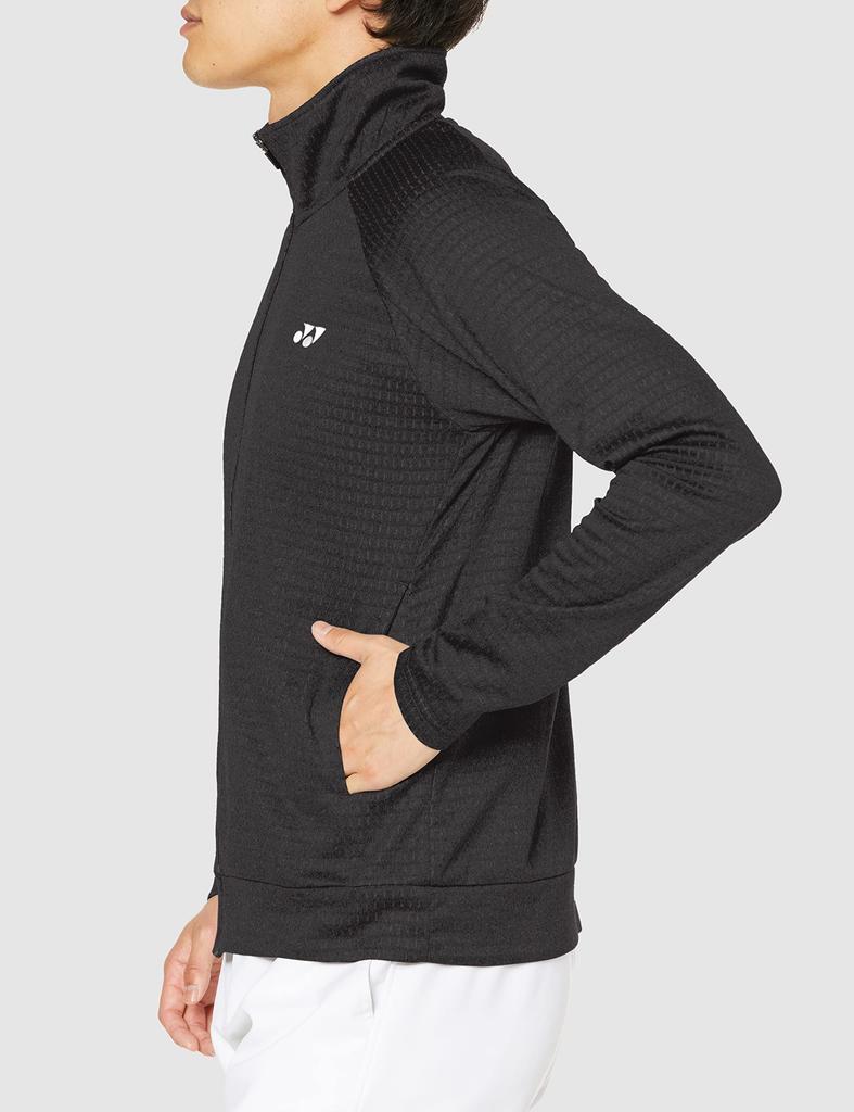 Теннисная рубашка Трикотажная рубашка Черная O [Yonex] Разминка (007)