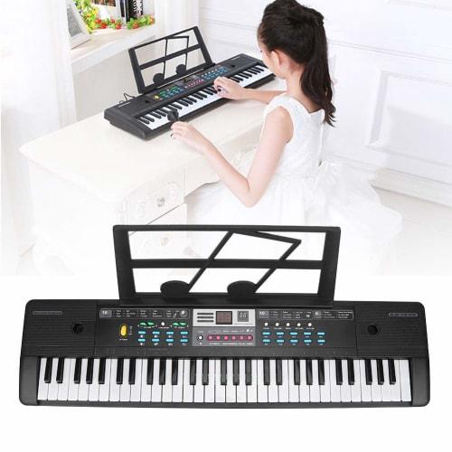 Hopcd Digital Piano, Beginner-Friendly, 61 Keys, Compact, Lightweight, Small, Educational Instrument, Piano Keyboard, Electronic Keyboard, Long-Lastin