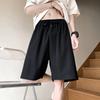 Быстросохнущие мужские шорты Ice Silk, летние свободные брюки-пять четвертей, молодежные спортивные брюки-пять четвертей большого размера