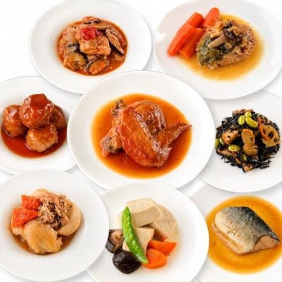Kyoto-style obanzai 8-item set Tawara-tan retort pouch side dishes ready-to-eat meals bento domestically produced long-term storage room temperature