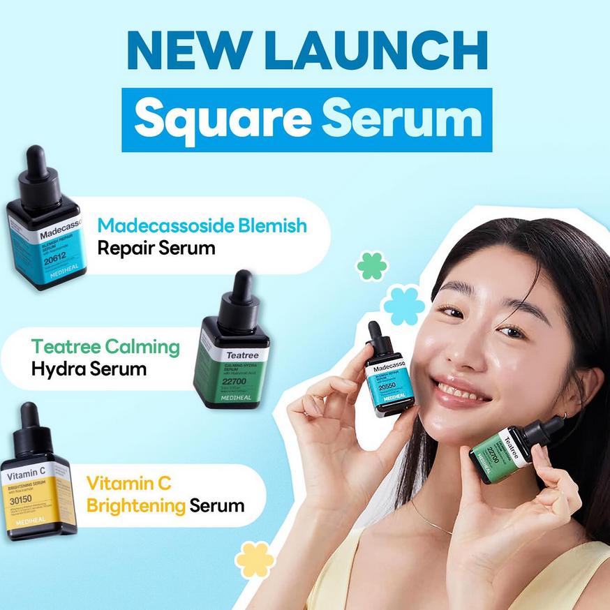 Mediheal СЫВОРОТКА ДЛЯ УХОДА ЗА КОЖЕЙ Коллаген/ Чайное дерево/ Мадекассосид/ Витамин С/ Гиалуронат/ Увлажняющая, Корейская косметика, Kbeauty