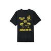 Nike Мужская футболка для фитнеса с коротким рукавом Dri-FIT UV Hyverse Graphic Back Letter Print Солнцезащитная быстросохнущая черная FB6895-010