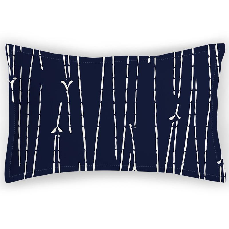 Наволочка в японском стиле, бархатная, сатиновая, из сатина, наволочка с цифровой печатью, твиловая, мебельная наволочка