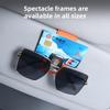 AAADL1 Car Sun Visor Eyeglass Clip Holder Leather Glasses Hanger For Honda CRZ Accord Civic FIT Insight CRV Jazz HRV Vezel 5th City CRX
