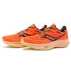 SAUCONY Кроссовки Ride 15 Тканевая амортизация Нескользящая износостойкая Легкие Низкие Беговые Мужские Оранжево-красные S20729-45