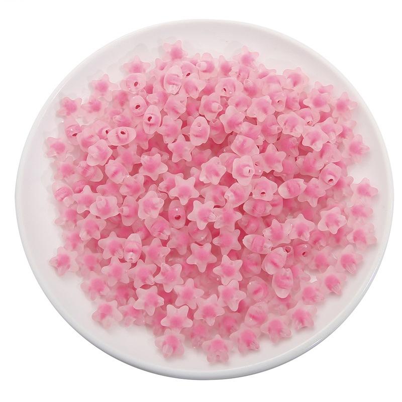 Творческие 80 шт конфетного цвета DIY поделки горячая распродажа для изготовления ювелирных изделий в форме звезды 11 мм разделитель популярные свободные бусины акриловая фурнитура