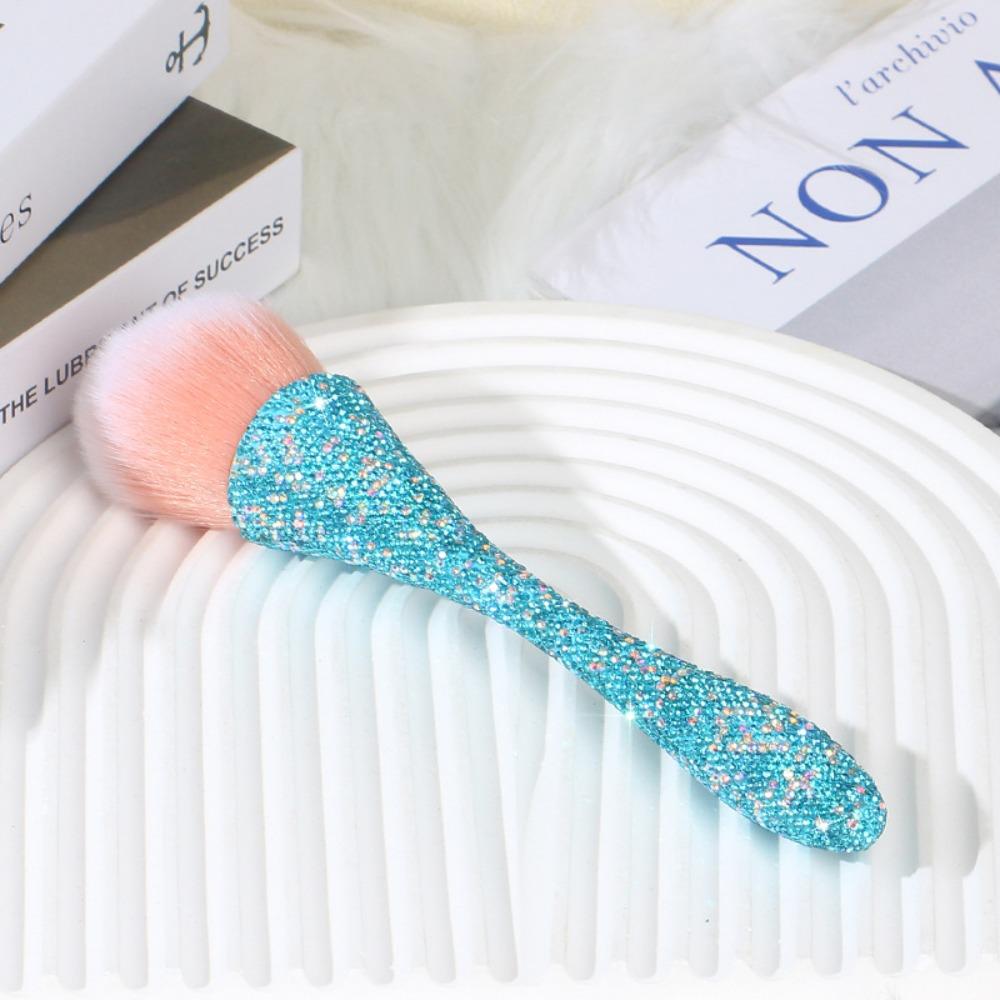 Artificial Fiber Loose Powder Brush Soft Bristles Blush Brush Professional Make Up Brush