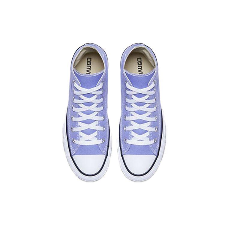 Converse Chuck Taylor All Star Сезонные высокие ретро повседневные парусиновые кроссовки унисекс светло-фиолетовый 160455F