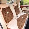 Warm Car Seat Cushion Non Slip Car Pillow Soft Bear Car Cushion  Automobile