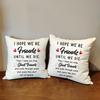 OUZ Best Friendship Gift for Friends Pillow Case - I Hope We're Best Friends, Funny Throw Pillow Cover, Gifts for Women Girls Sisters Gifts for