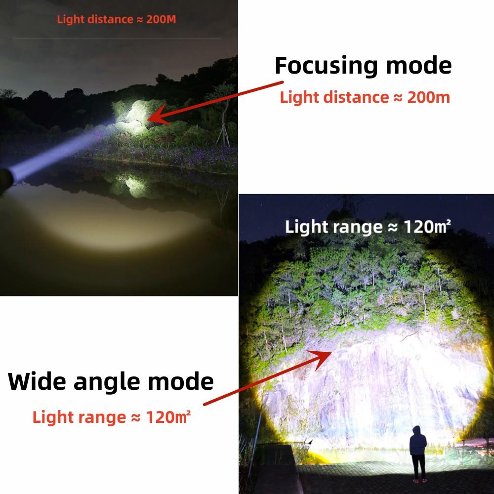 P50 Camping Lamp USB Rechargeable Lantern Camping Light Flashlight Lighting Lantern Lamp Torch Outdoor Camping Light Waterproof