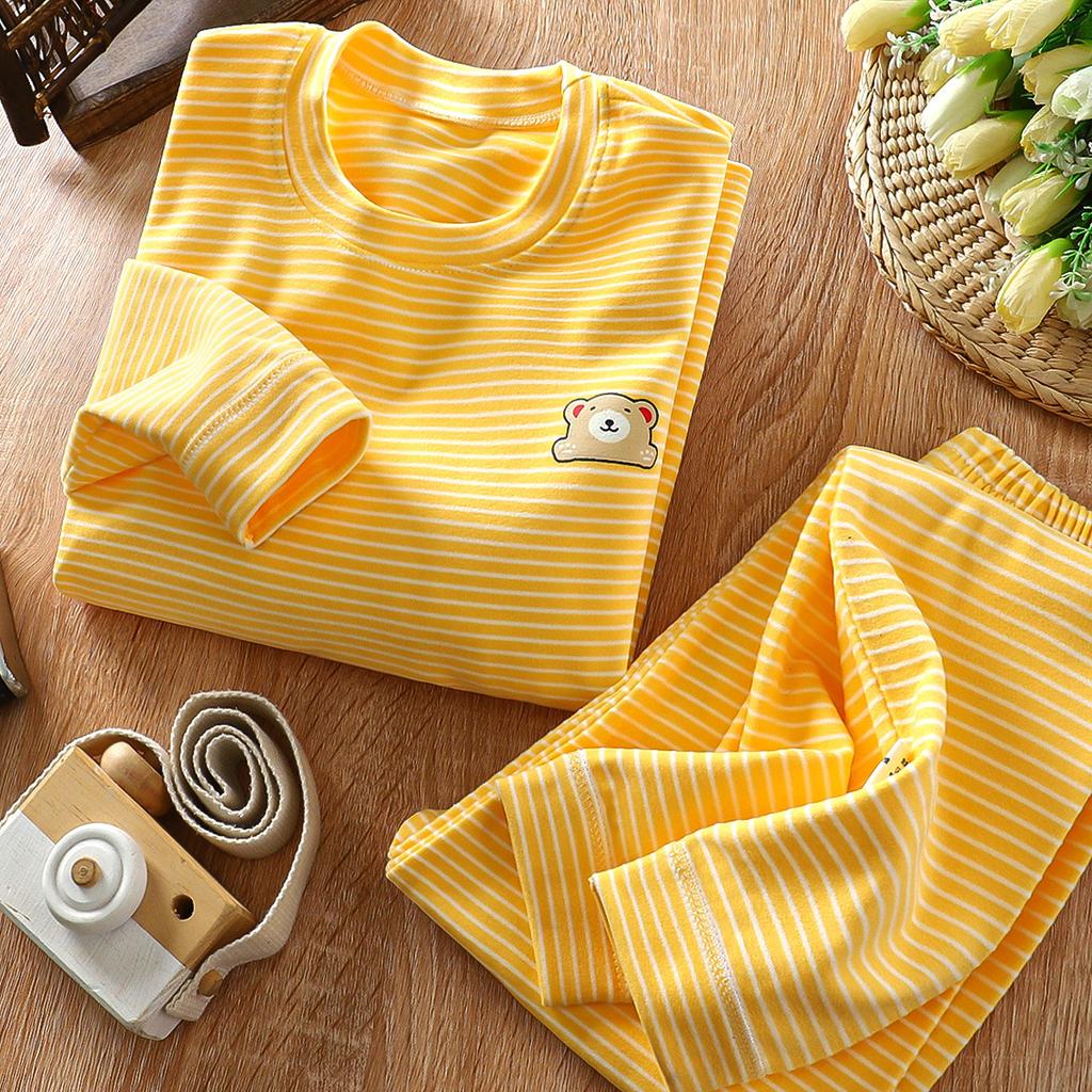 Детская бархатная теплая и лихорадочная осенне-зимняя домашняя пижама