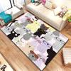 Большой ковер с рисунком животных, ковер для гостиной, спальни, украшение дивана, коврик для кухни, нескользящий напольный коврик для пикника