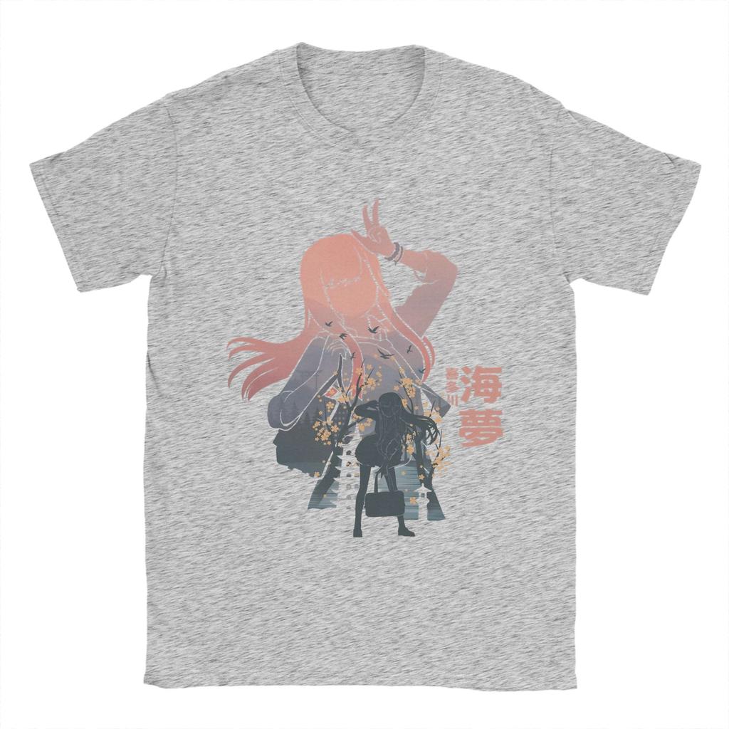 Leisure Marin Kitagawa T-Shirt for Men Round Neck Pure Cotton T Shirt My Dress-Up Darling Anime Short Sleeve Tee Shirt Clothing