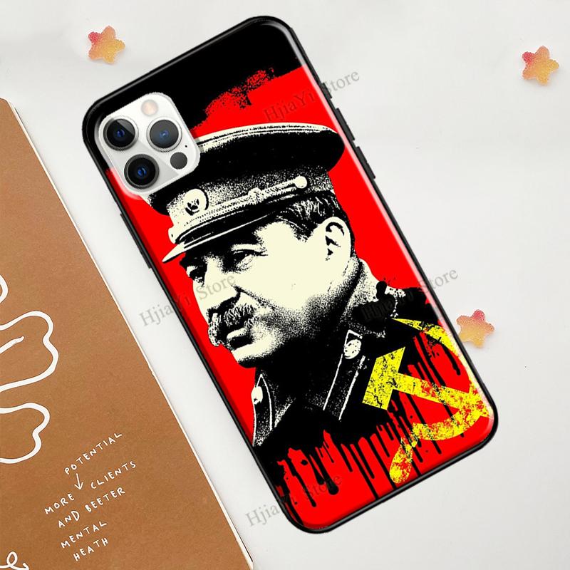 СССР Иосиф Сталин Для iPhone 12 13 mini 11 Pro Max Чехол для телефона Для iPhone 7 8 Plus X XR XS Max SE 2020 Coque