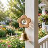 Crystal Prism Bird Wind Chimes Wooden Sun Catcher Vintage Crystal Pendant  Home