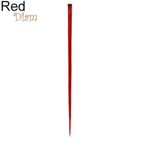 Разноцветные длинные локоны для наращивания волос, размер:~55х3,5см