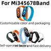 Совместимые сменные ремешки для Xiaomi Mi Band 3/4/5/6/7/8