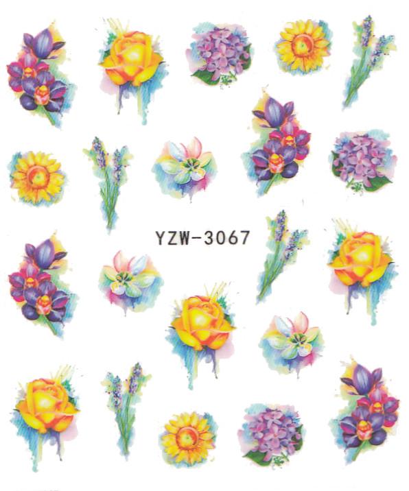 Геометрические и этнические наклейки для ногтей методом аквапереноса для самостоятельного маникюра