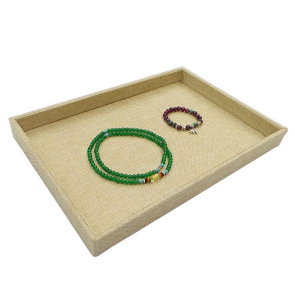 Necklaces Jewelry Storage Box Bracelets Jewelry Display Holder Velvet Jewelry Tray  Jewelry Seller