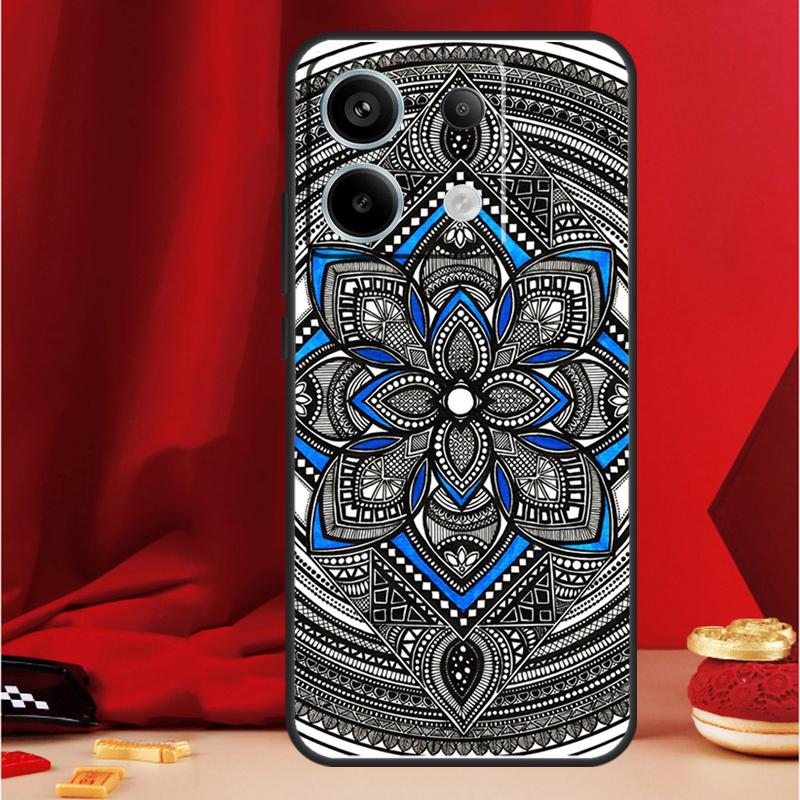 Чехол с узором Мандала для Xiaomi Redmi Note 14 12 11 10 13 15 Pro Plus Redmi 15 13 10C 12C 13C 14C 15C Funda