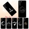 Чехол для телефона с рисунком горного пейзажа, солнца, луны и пары для Samsung S24 S23 S22 Ultra S20 S21 FE 5G S10 S9 Plus S10E S8 S7 Мягкий чехол