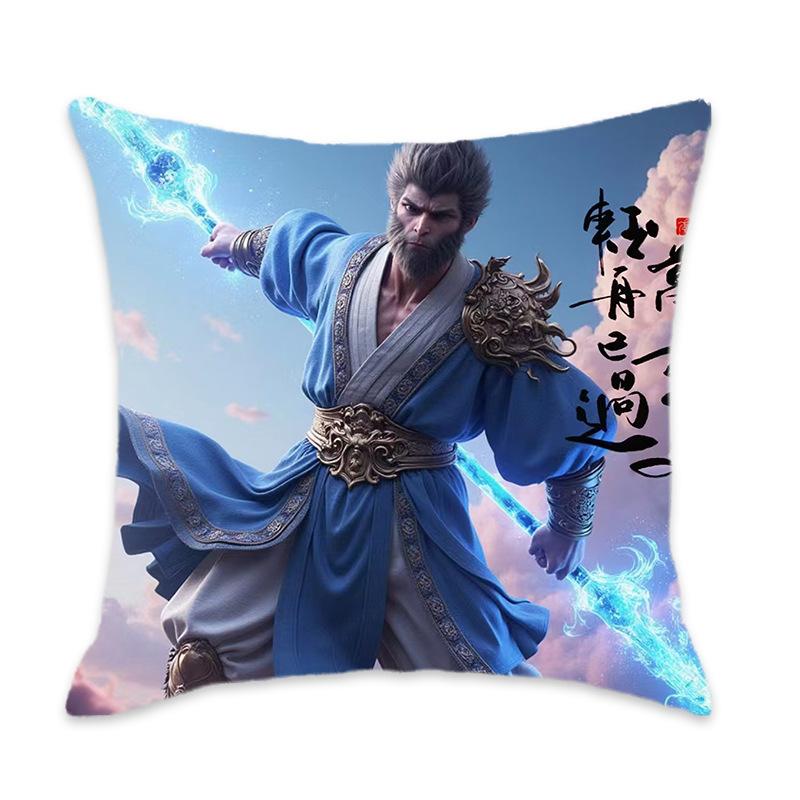 Подушки из серии New Black Myth Wukong Удобные и мягкие подушки для автомобиля, дома, спальни, прикроватные подушки, подушки