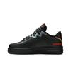 Nike Air Force 1 React 'Black Iridescent' (Unisex) Black / Habanero Red / Multi-Color / Glow Skate Shoes CN9838 001
