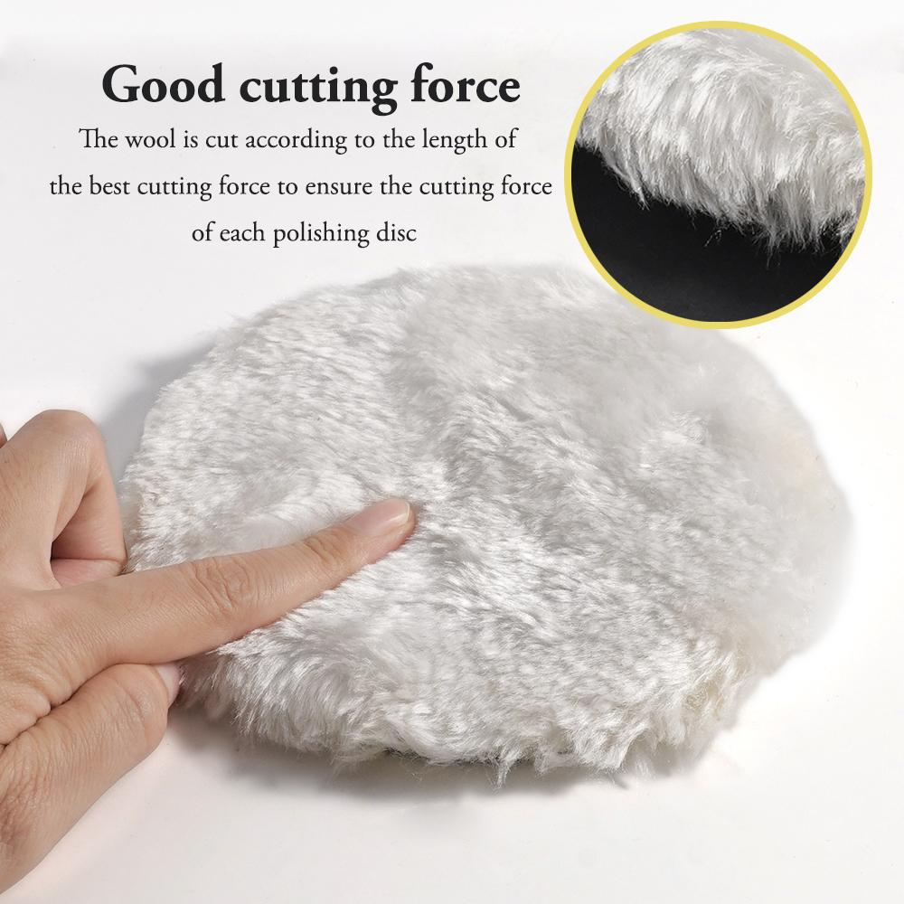 Набор полировальных дисков для автомобиля Самоклеящийся Полировальный Восковой Губка Шерстяной Круг Моющая Подушка для Красоты Кузова Авто Полировальная Машинка Адаптер для Дрели