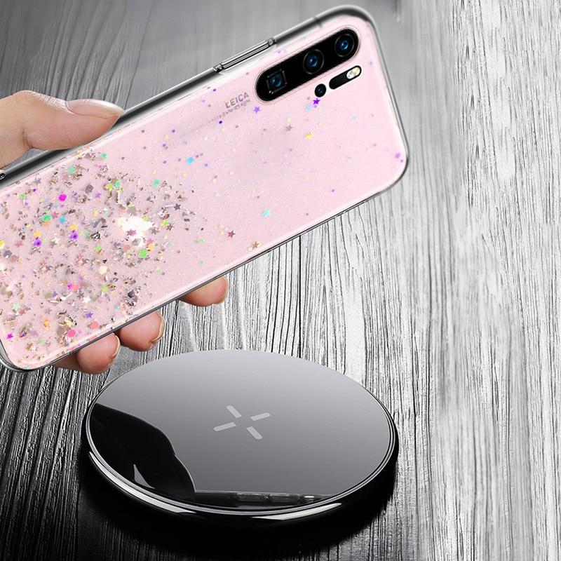 Модный блестящий чехол для Huawei P50 P40 P20 P30 Pro, чехол Honor 10 20 10i 20i 8A 9A 9C 9X V30 V40 Y5 Y6 Y7 Y9 2019 Y6P Y7P Y7A, блестящий силиконовый чехол