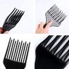 Curly Hair Anti-static Salon Styling Tool Hair Fork Brush Wide Tooth Comb Afro Hair Pick Comb