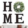 Деревянные Домашние Буквы Знаки С Искусственными Эвкалиптовыми Венками Подвесные На Стены Украшения Для Дома Для Гостиной Кухни Прихожей