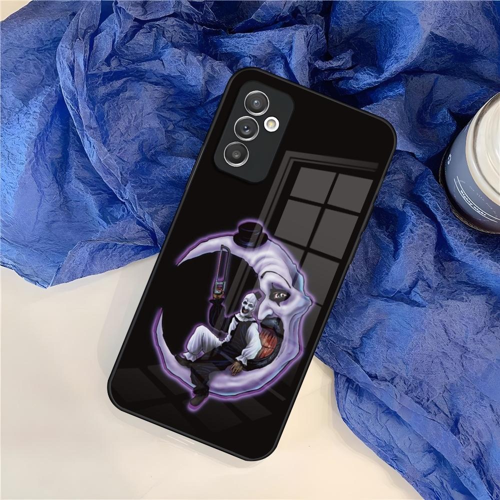 Horror Movie Terrifier Phone Case for Samsung S25 S24 S30 S21 S23 S20 S22 Fe S10 E S9 Note 20 Pro Ultra Plus glass Cover