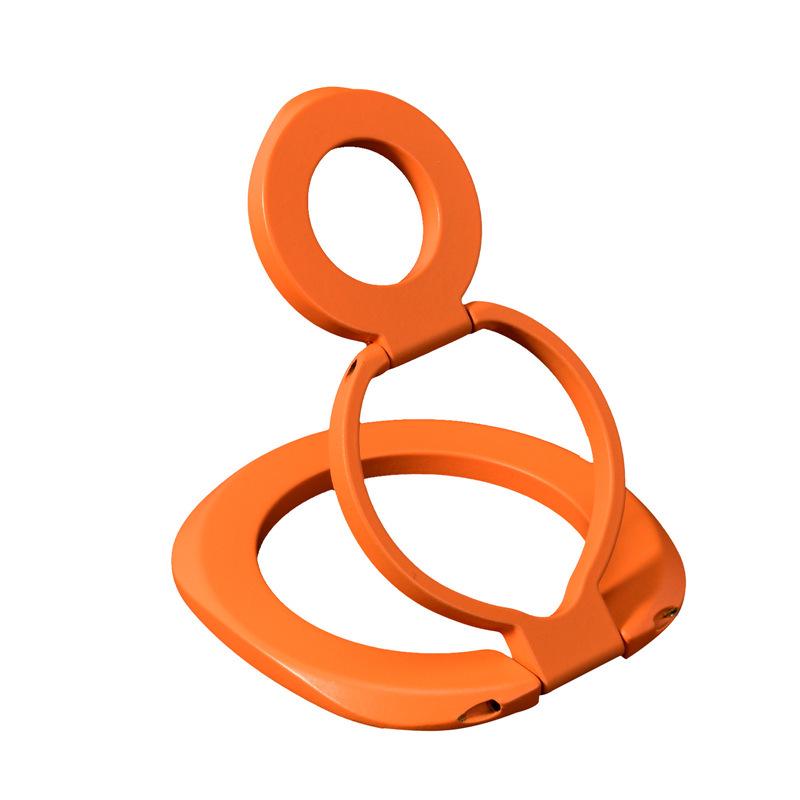 Universal Double-Sided Magnetic Phone Holder Ring - Foldable Desktop Stand for Streaming & Gym Use