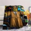 1PC Roblox game Print Flannel Blanket, High quality Comfortable for All Seasons, Home Decor, Warmth and Comfort, Perfect for Christmas Gifts