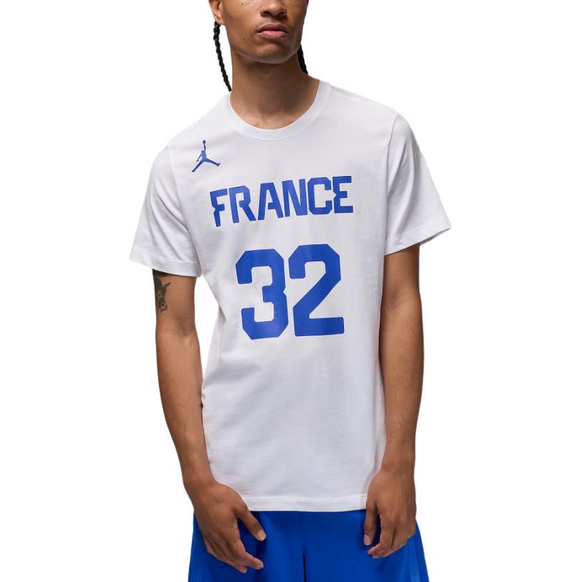 Men's T-Shirt JORDAN Victor Wembanyama France Big Kids' JORDAN Basketball T-Shirt