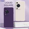 Чехол для мобильного телефона Huawei Nova Y72 360 Luxury Square Liquid Silicone Back Cover NovaY72 Y 72 Double Liner Soft Coque Shell